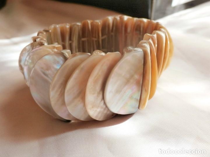 Joyeria: PULSERA DE NACAR EN PLACAS ENSAMBLADAS - Foto 3