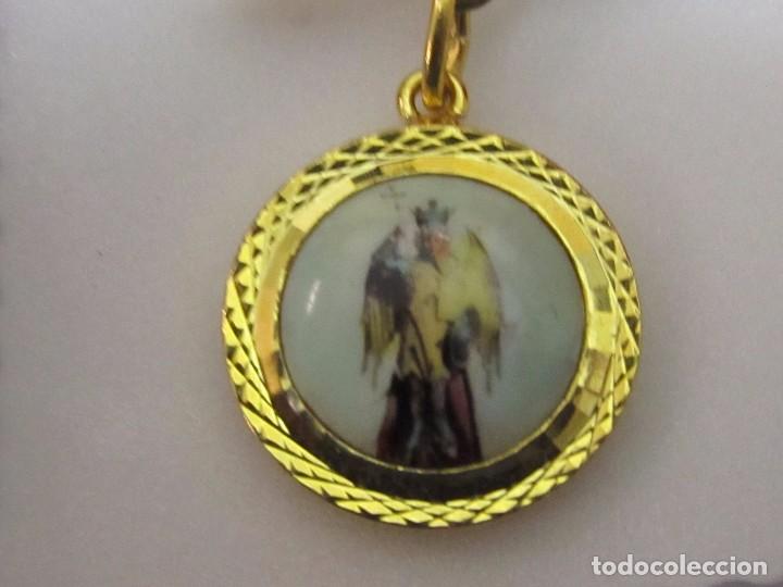 Joyeria: BROCHE MEDALLITA CHAPADA EN ORO - Foto 2