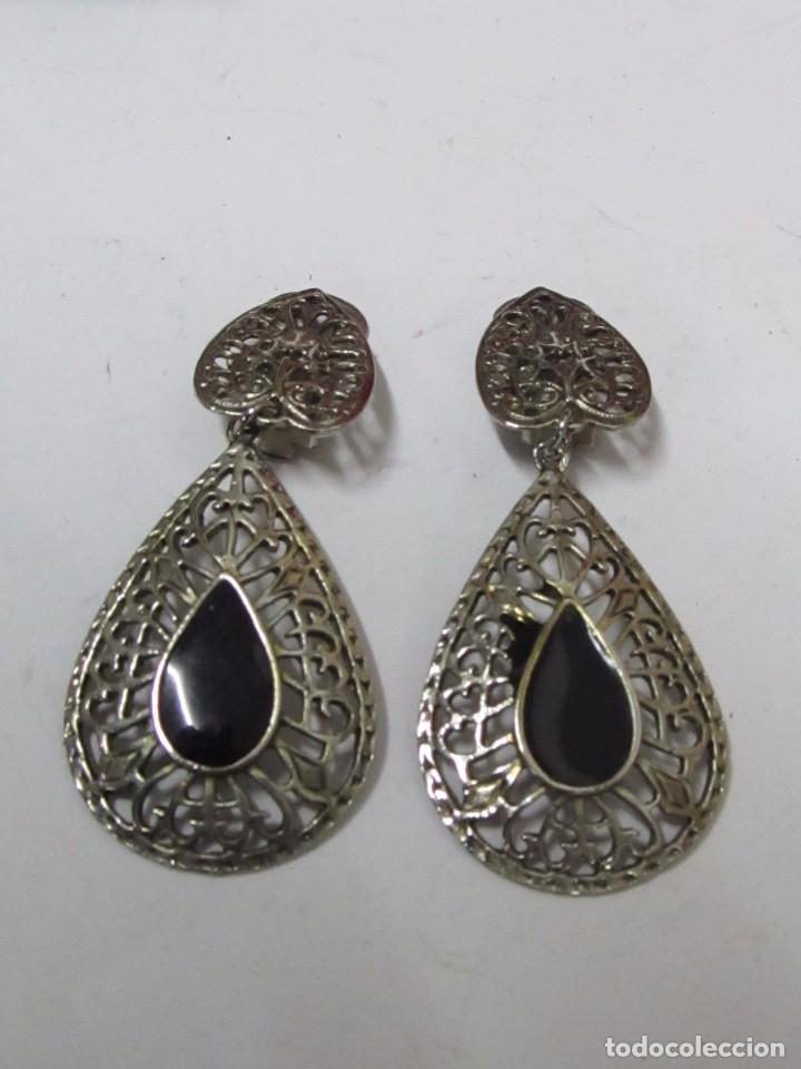 Joyeria: PENDIENTES DE RODIO CON ESMALTE, CIERRE CLIP - Foto 1