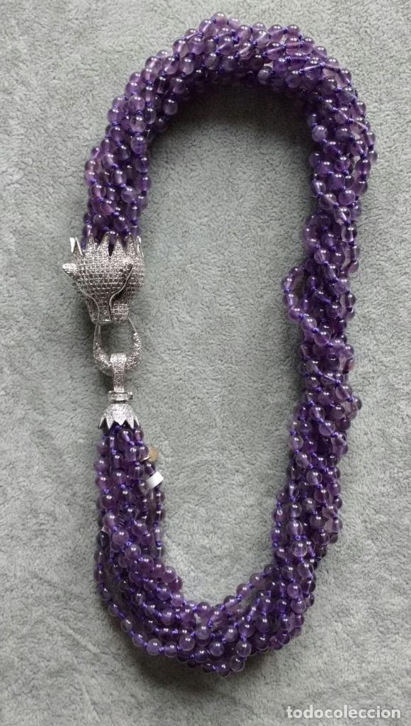 Joyeria: COLLAR DE AMATISTA CON CIERRE DE PANTERA - Foto 1