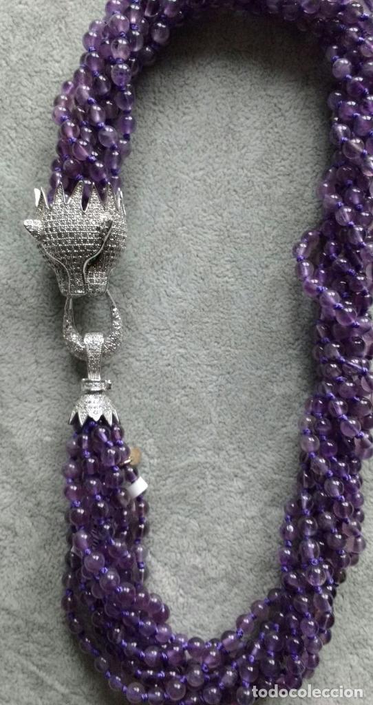 Joyeria: COLLAR DE AMATISTA CON CIERRE DE PANTERA - Foto 2