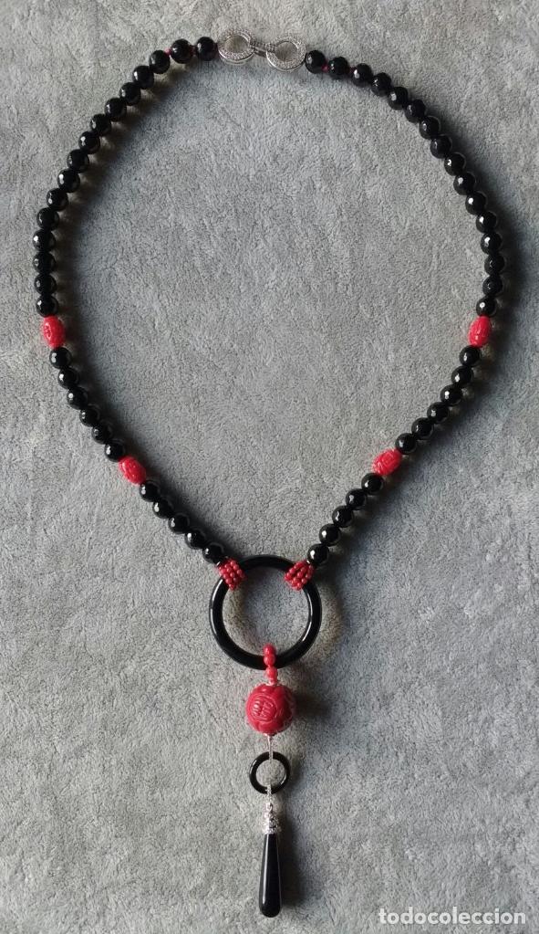 Joyeria: COLLAR DE &Oacute;NIX Y CORAL. - Foto 1