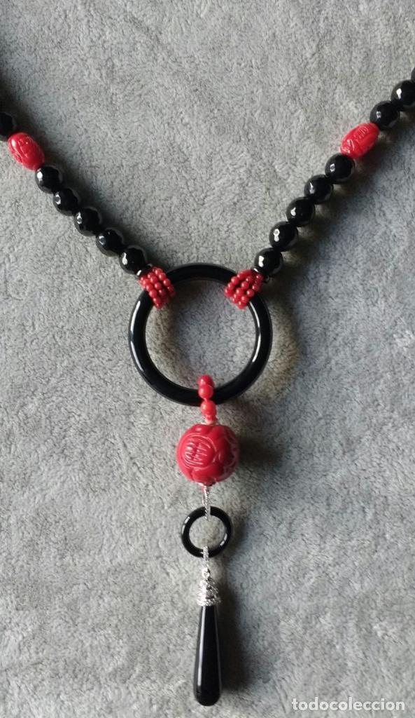 Joyeria: COLLAR DE &Oacute;NIX Y CORAL. - Foto 2
