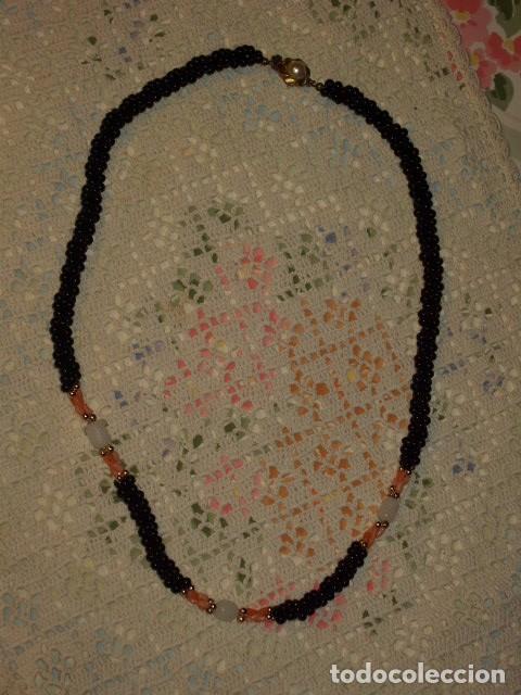 Joyeria: COLLAR DE ONICE Y CORAL ROSA.VINTAGE. - Foto 1