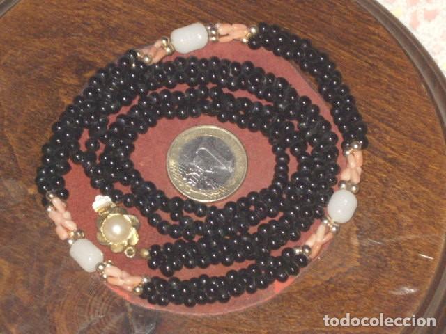 Joyeria: COLLAR DE ONICE Y CORAL ROSA.VINTAGE. - Foto 7