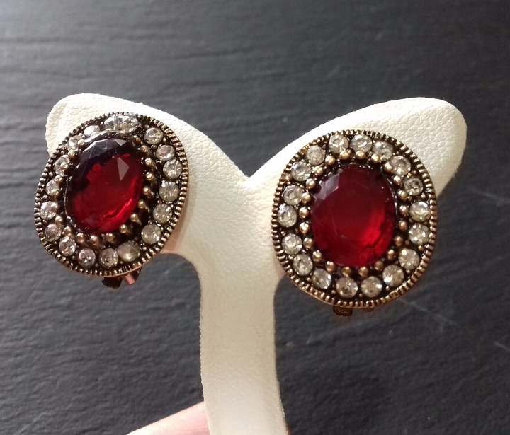 Joyeria: Pendientes en Bronce y Cristal - Foto 1