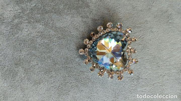 Joyeria: broche piedras tipo swarovsky en forma de coraz&oacute;n - Foto 1