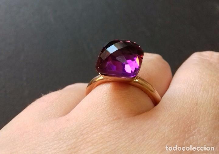 Joyeria: Anillo con Circonita morada - Foto 3