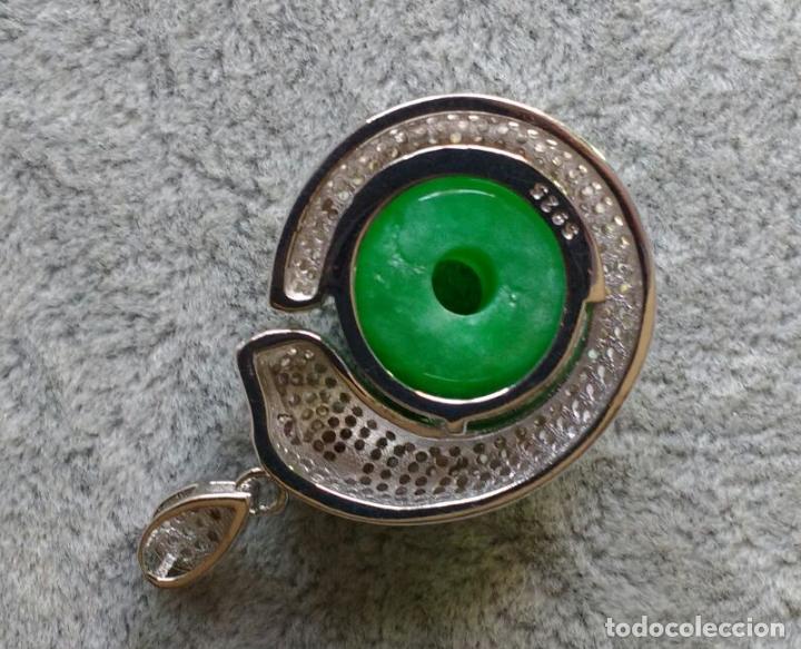 Joyeria: COLGANTE PLATA 925 Y JADE. - Foto 3