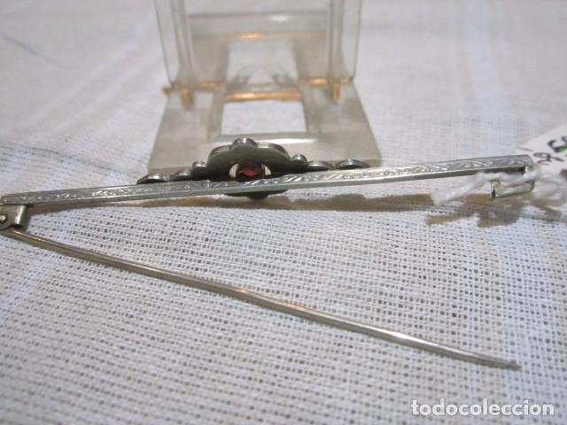 Joyeria: Antiguo alfiler de plata. 8 cms. largo. - Foto 5