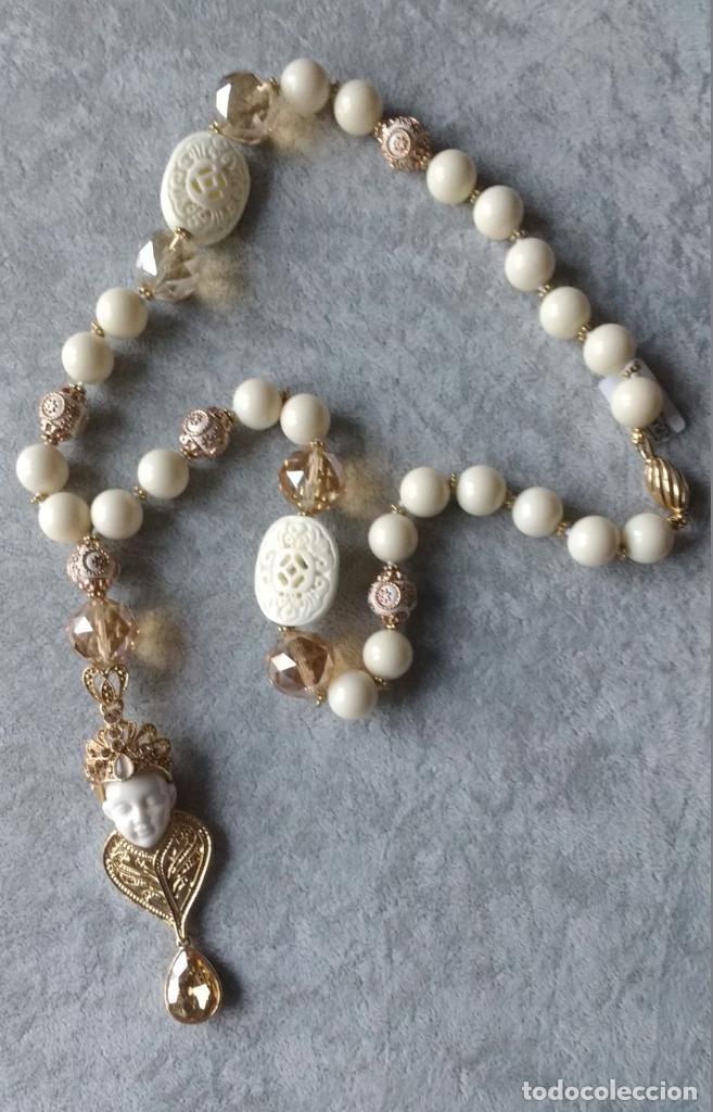 Joyeria: COLLAR DE N&Aacute;CAR CON CAMAFEO DE BISUTER&Iacute;A. - Foto 1