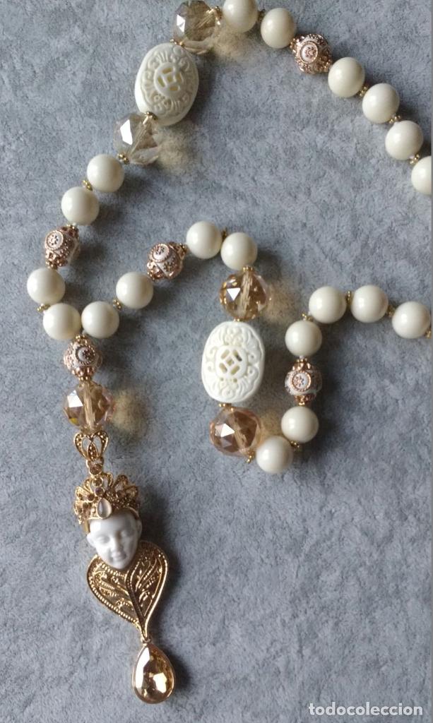Joyeria: COLLAR DE N&Aacute;CAR CON CAMAFEO DE BISUTER&Iacute;A. - Foto 2