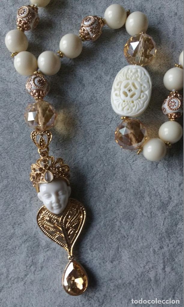 Joyeria: COLLAR DE N&Aacute;CAR CON CAMAFEO DE BISUTER&Iacute;A. - Foto 3