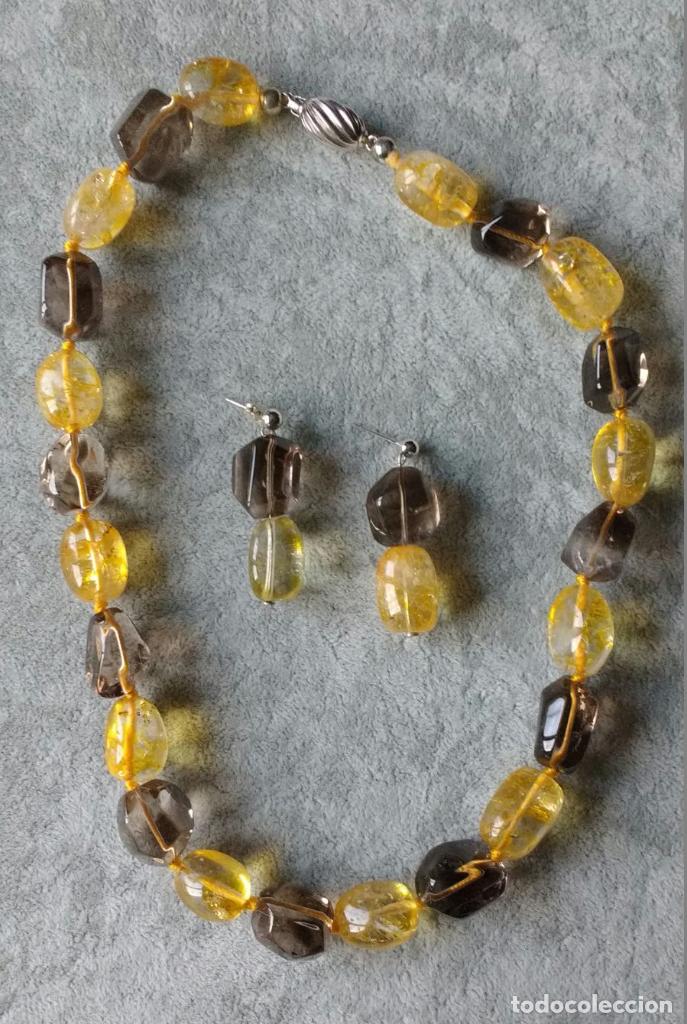 Joyeria: CONJUNTO DE COLLAR Y PENDIENTES. - Foto 1