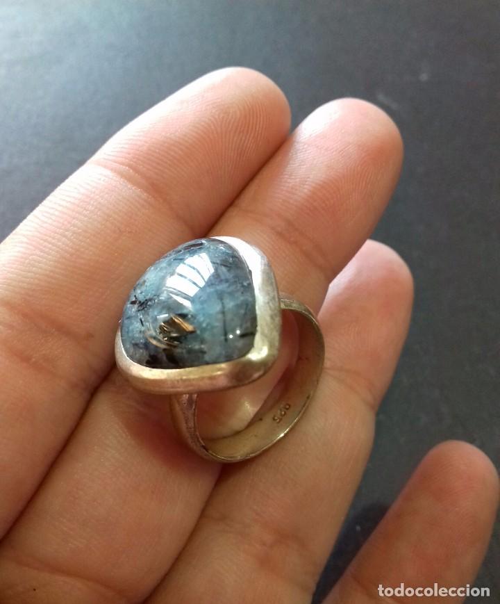 Joyeria: Anillo en Plata de Ley y Cuarzo Rutilo - Foto 5