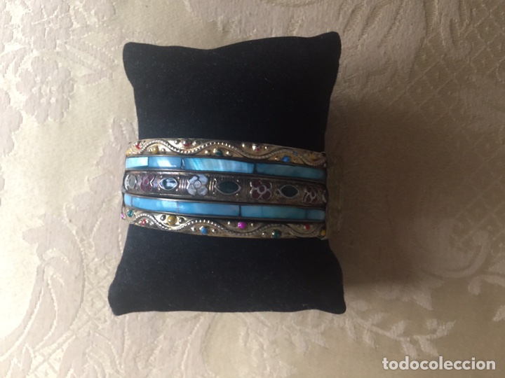 Joyeria: PULSERA DE LAT&Oacute;N DORADO LABRADO Y N&Aacute;CAR - Foto 9