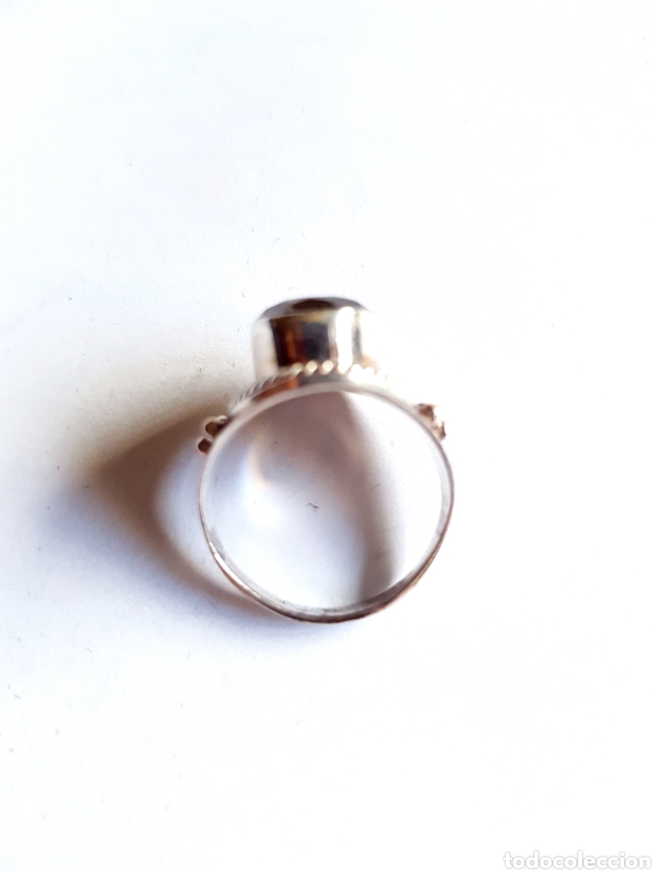 Joyeria: Anillo de plata y cristal facetado - Foto 3