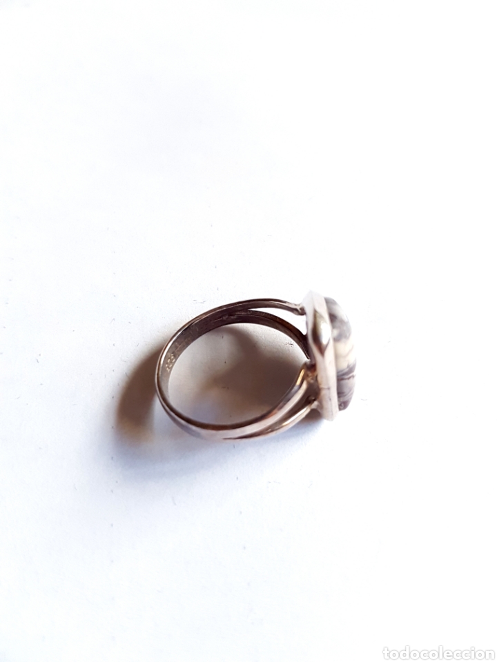 Joyeria: Anillo de plata y piedra - Foto 4