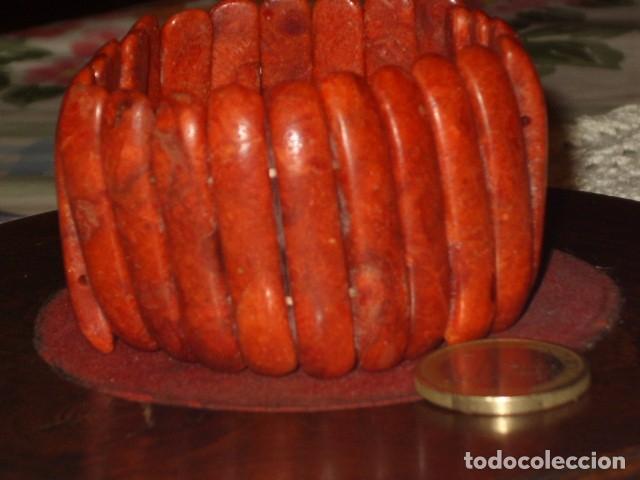 Joyeria: PULSERA DE CORAL MANZANA ELASTICA. - Foto 3