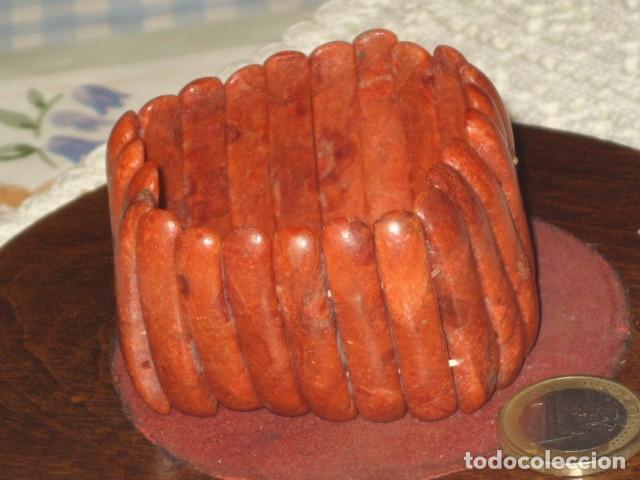 Joyeria: PULSERA DE CORAL MANZANA ELASTICA. - Foto 5