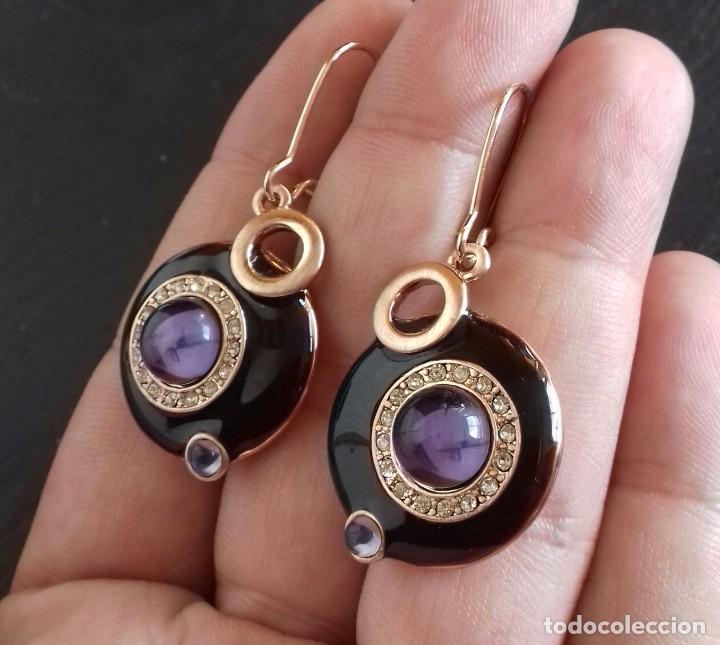 Joyeria: Pendientes con Circonitas y Esmalte - Foto 1