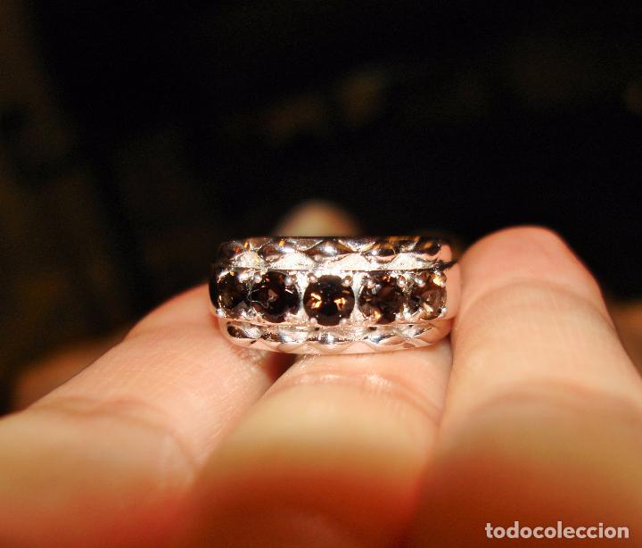 Joyeria: ANILLO DE PLATA Y CUARZO HUMO - Foto 1