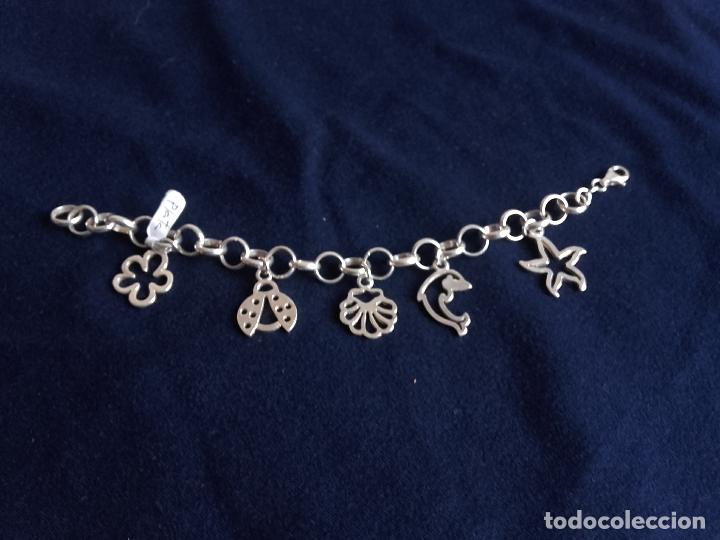 Joyeria: Pulsera de plata con colgantes - Foto 1