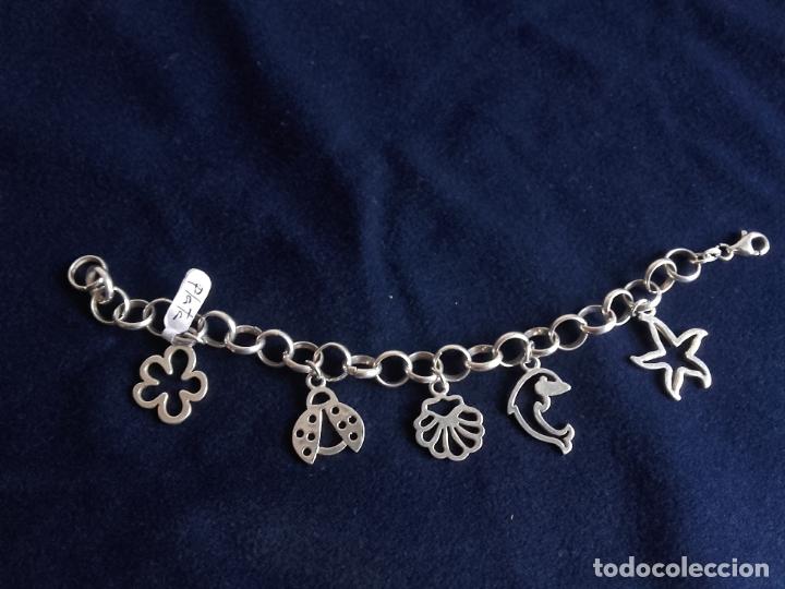 Joyeria: Pulsera de plata con colgantes - Foto 2