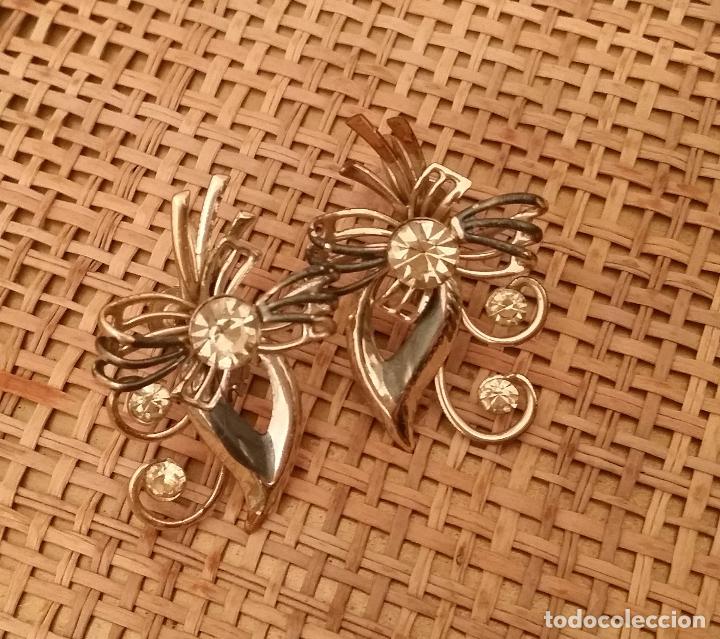 Joyeria: lote de 2 pares pendientes vintage - Foto 8
