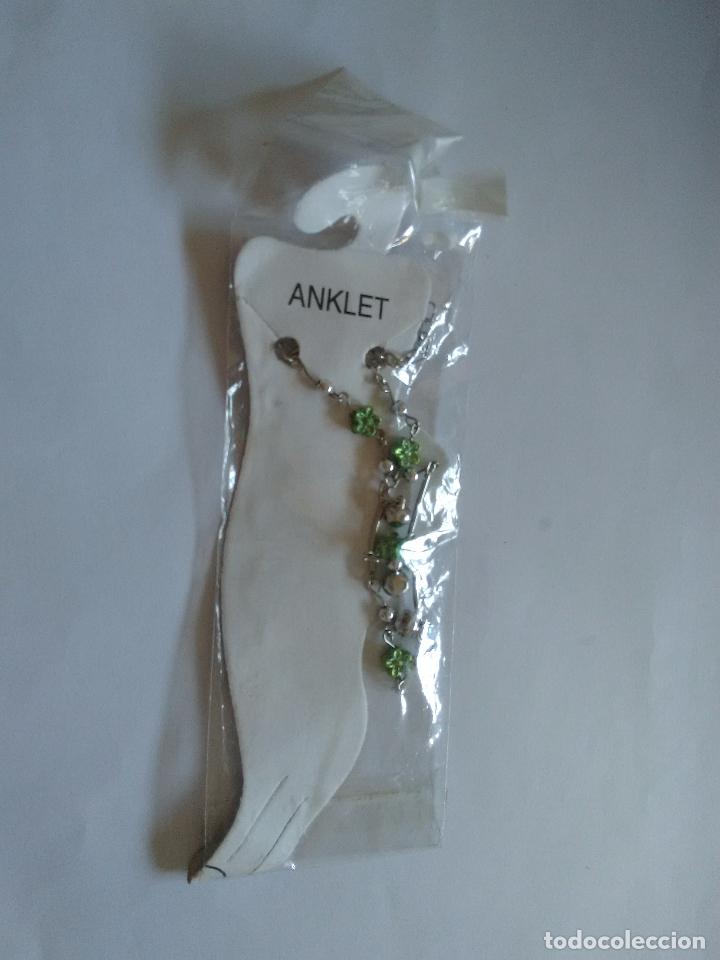 Joyeria: PULSERA CON DETALLES EN VERDE (NUEVA SIN ABRIR) - Foto 1
