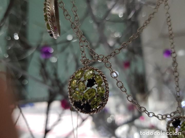 Joyeria: Collar plata con olivinas y onix - Foto 7