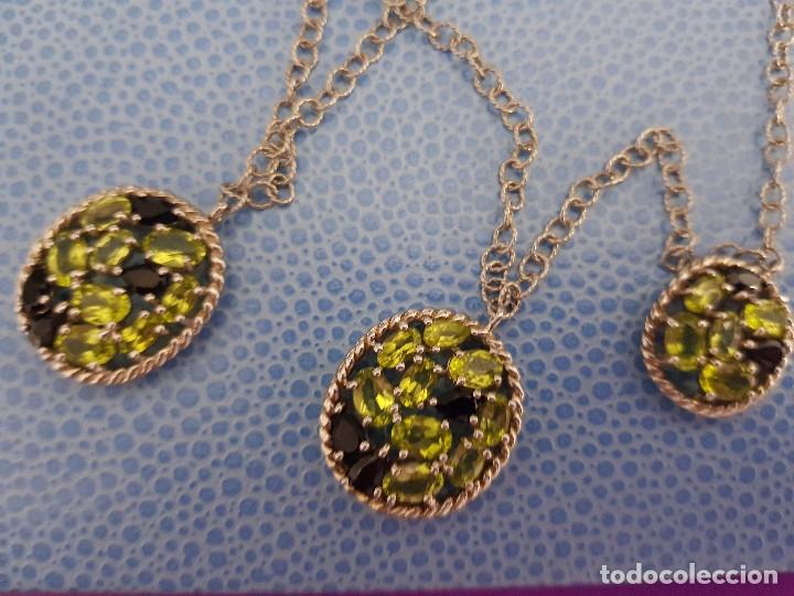 Joyeria: Collar plata con olivinas y onix - Foto 8