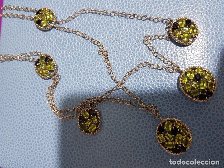 Joyeria: Collar plata con olivinas y onix - Foto 9