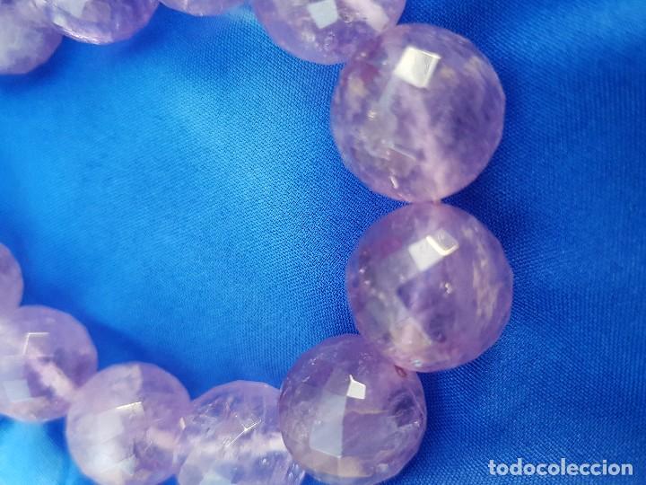 Joyeria: Pulsera de amatista con plata y circonitas - Foto 3