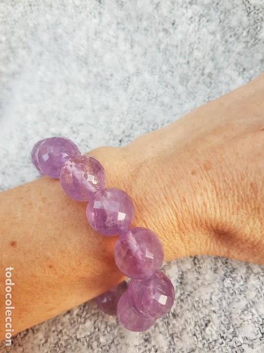 Joyeria: Pulsera de amatista con plata y circonitas - Foto 7