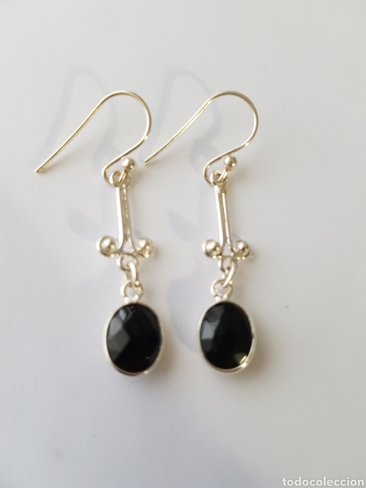 Joyeria: Pendientes de plata y piedra - Foto 1