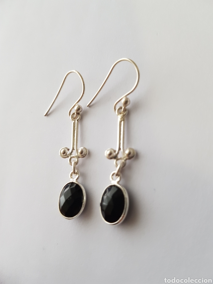 Joyeria: Pendientes de plata y piedra - Foto 2