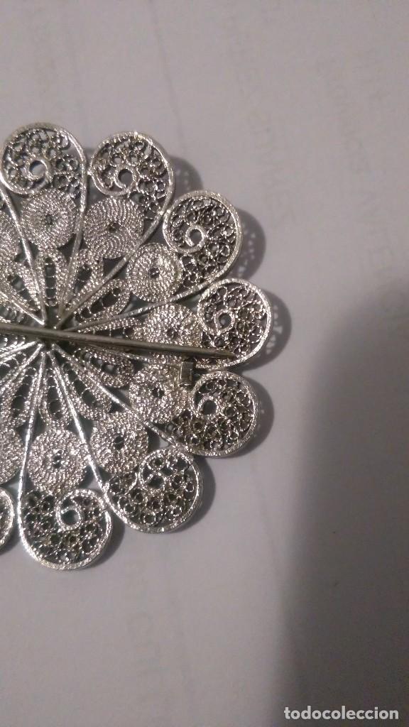 Joyeria: Broche de filigrana de plata antiguo. - Foto 5
