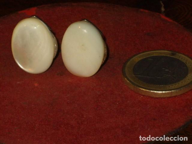 Joyeria: PENDIENTES DE NACAR.VINTAGE. - Foto 1