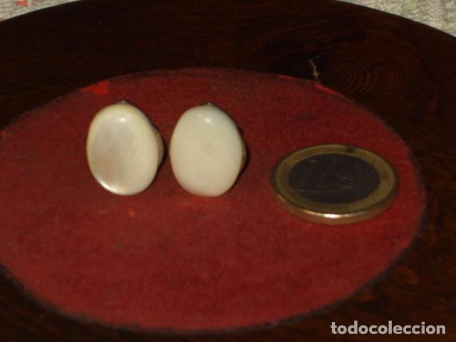 Joyeria: PENDIENTES DE NACAR.VINTAGE. - Foto 2