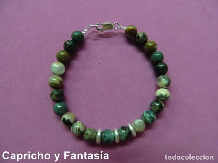 Joyeria: Pulsera de jaspe oce&aacute;nico n&ordm; M9562 - Foto 1