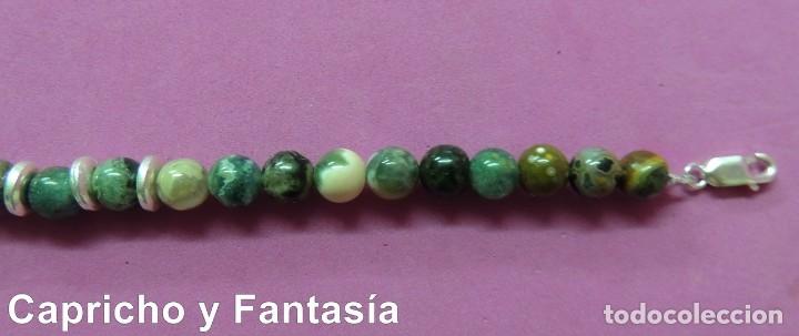 Joyeria: Pulsera de jaspe oce&aacute;nico n&ordm; M9562 - Foto 4