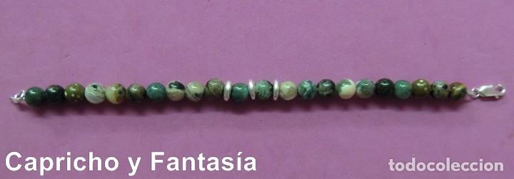 Joyeria: Pulsera de jaspe oce&aacute;nico n&ordm; M9562 - Foto 5