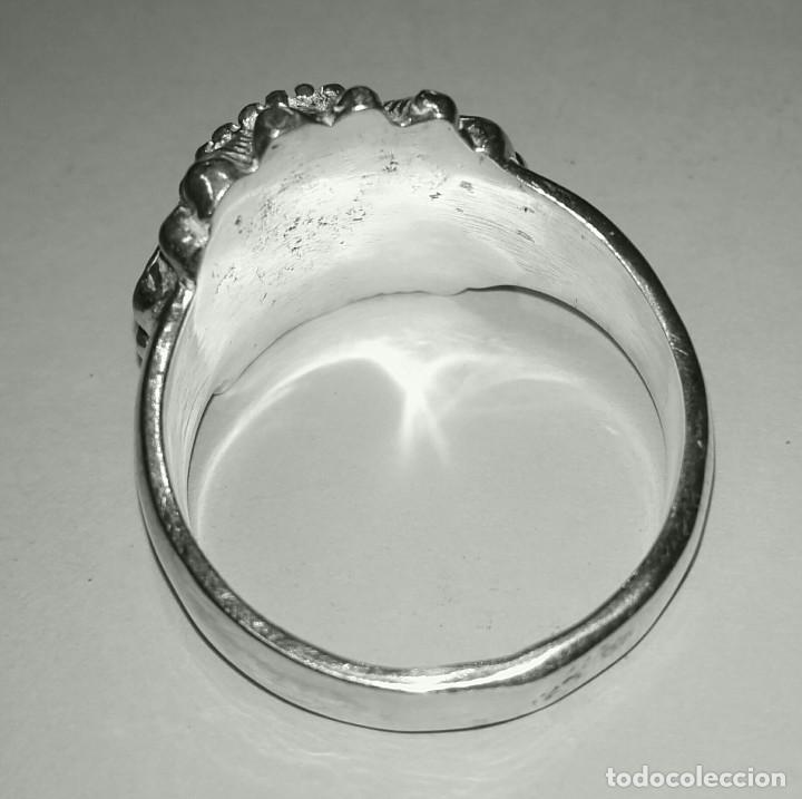 Joyeria: sello cabeza de indio en plata de ley macizo - 20grs - Foto 3