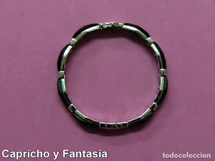 Joyeria: Brazalete plata y onix n&ordm; M9370 - Foto 3