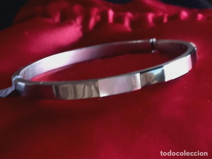 Joyeria: Pulsera ,brazalete de plata y nacar - Foto 2