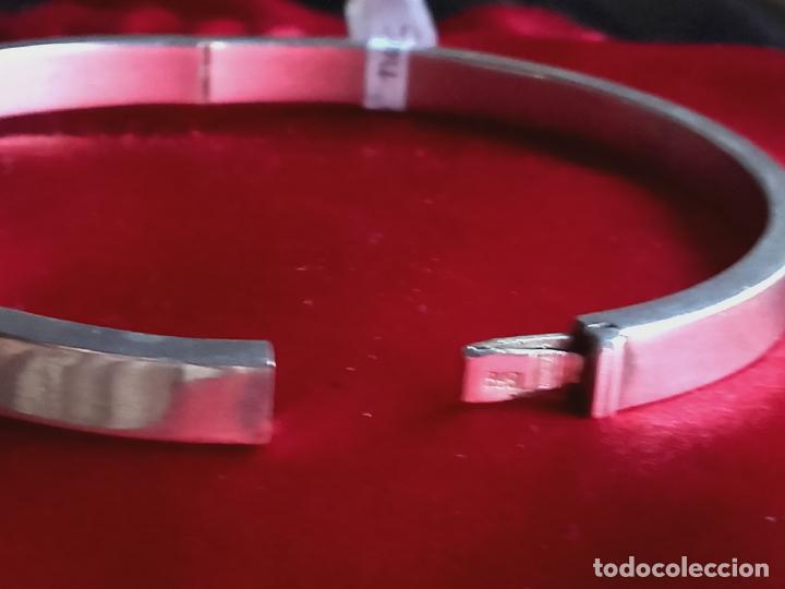 Joyeria: Pulsera ,brazalete de plata y nacar - Foto 4