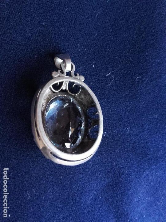 Joyeria: Colgante plata simil aguamarina - Foto 6