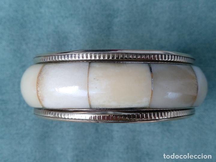 Joyeria: PULSERA VINTAGE DE LAT&Oacute;N Y HUESO - Foto 5