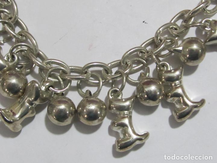 Joyeria: PULSERA PLATEADA CON COLGANTES - Foto 2